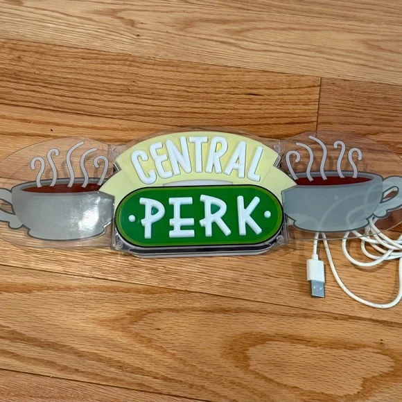 FRIENDS | Accents | Friends Central Perk Light Up Sign Neon Look Works ...